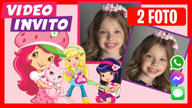 Invito Whatsapp Fragolina Dolcecuore