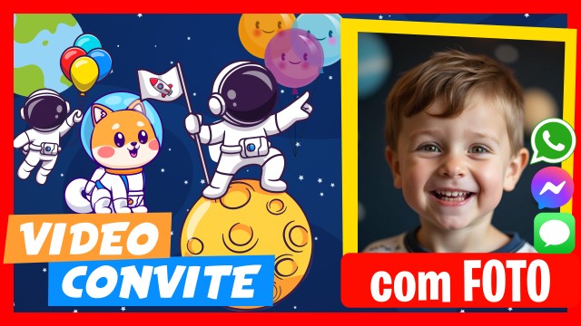 Convite do WhatsApp Astronauta