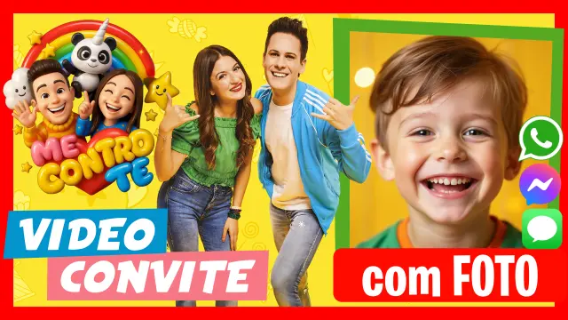 Fazer Vídeo Convite Me Contro Te