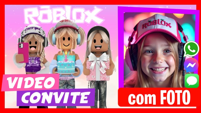 Convite do WhatsApp Roblox Girls Outfits