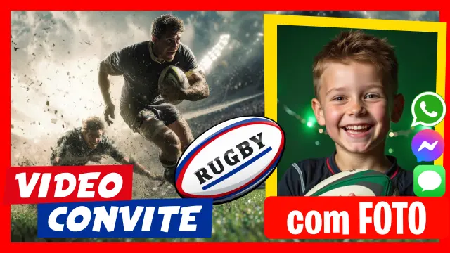 Fazer Vídeo Convite Rugby