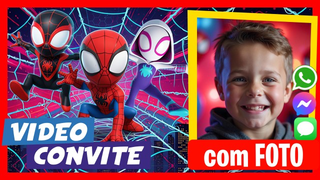 Convite do WhatsApp Spidey Speaks