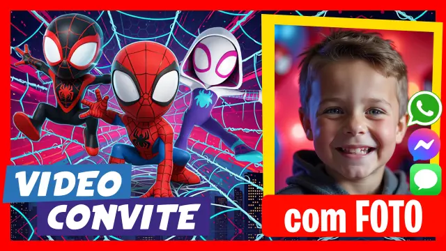 Video Convite Spidey Speaks