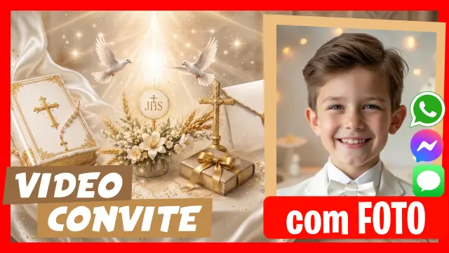 Fazer Vídeo Convite Comunhão
