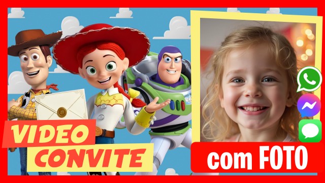 Convite do WhatsApp Toy Story Jessie Speaks