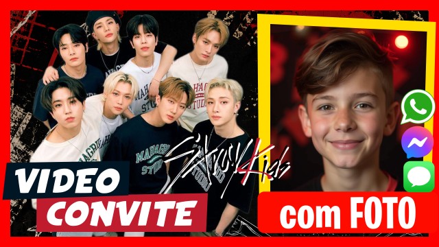Convite do WhatsApp Stray Kids