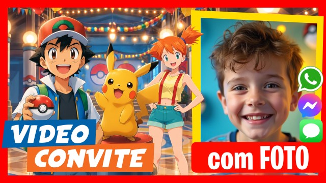 Convite do WhatsApp Pokémon Speaks