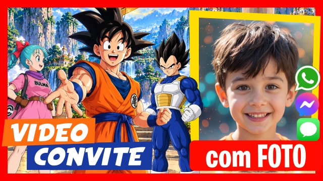 Convite do WhatsApp Dragon Ball Speaks