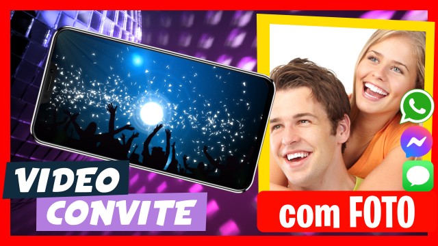 Convite do WhatsApp Festa Neon
