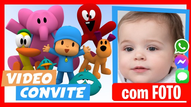 Convite do WhatsApp Pocoyo