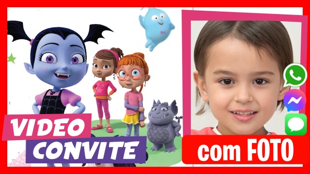 Convite do WhatsApp Vampirina
