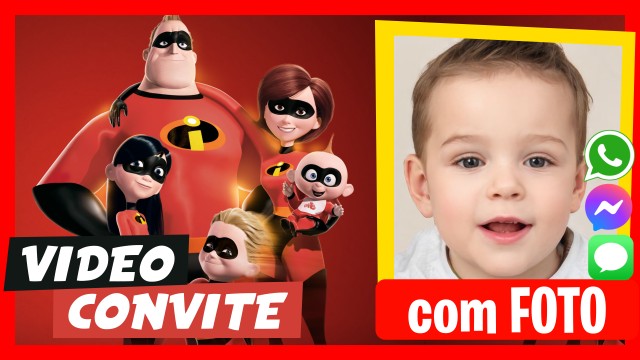 Convite do WhatsApp Os Incríveis