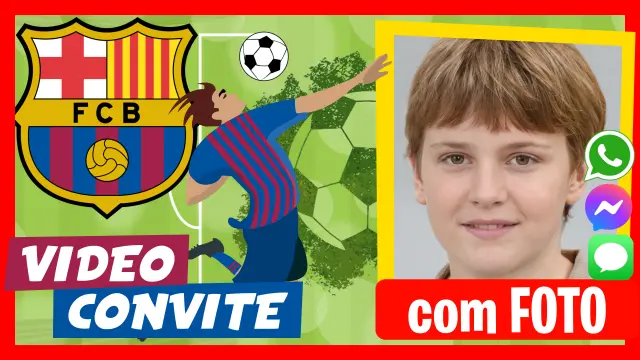 Video Convite Personalizado de Barcelona