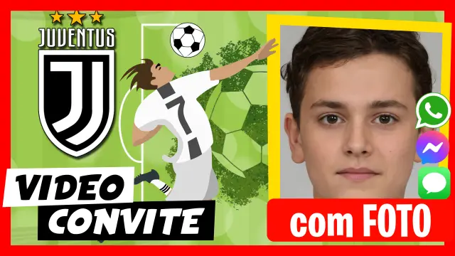 Vídeo de convite para Festa de Aniversário Juventus