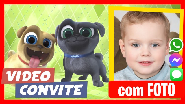Convite do WhatsApp Puppy dog pals