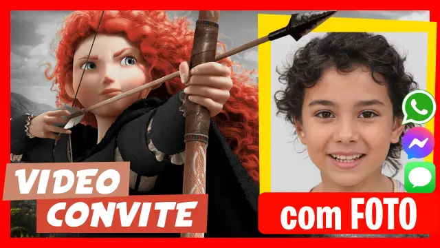 Convite em Vídeo de Merida Valente