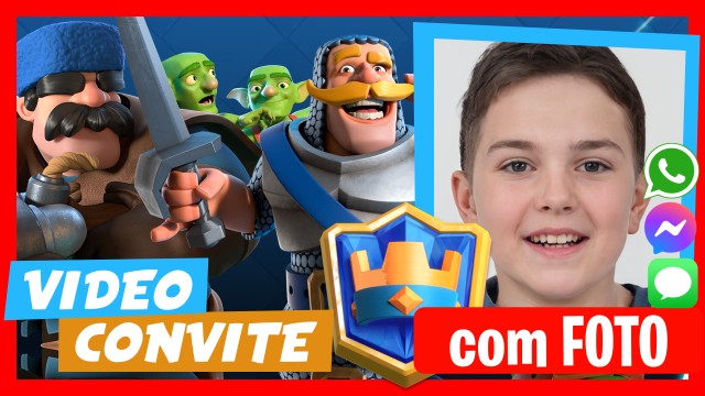 Convite do WhatsApp Clash Royale