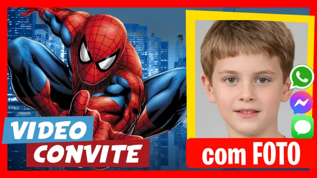 Convite em Vídeo do Spider-Man Clássico