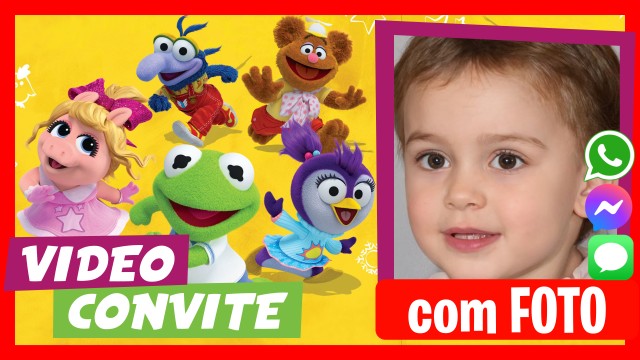 Convite do WhatsApp Muppet Babies