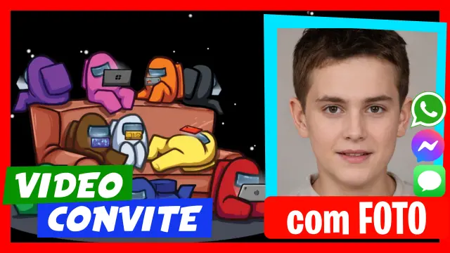 Among Us - Descubra nossos convites em vídeo personalizados.