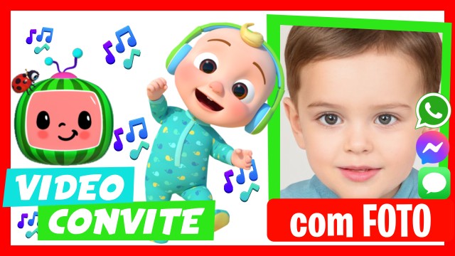 Convite do WhatsApp Cocomelon