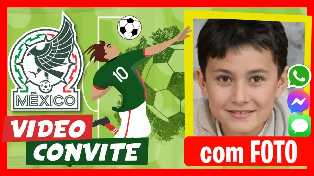 Convite em vídeo da Seleção Mexicana de Futebol