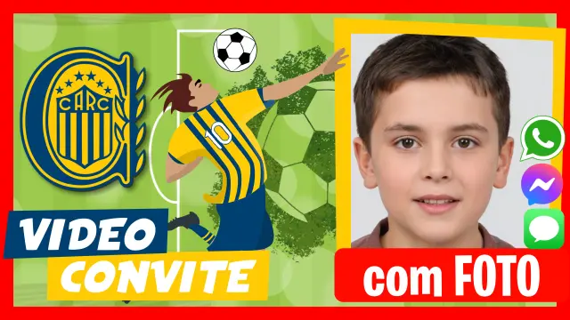 Convite em vídeo Rosario Central