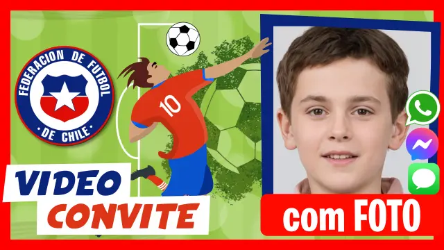 Convite em vídeo da Seleção Chilena de Futebol