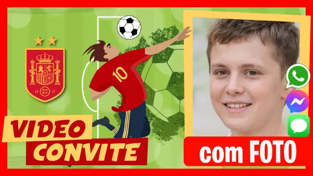 Convite em vídeo da Seleção Espanhola de Futebol
