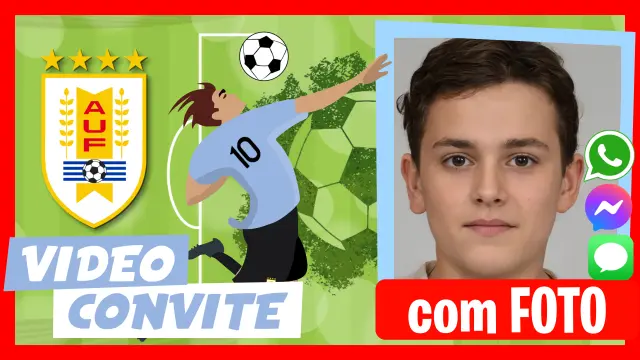 Convite em vídeo da Seleção Uruguaia de Futebol