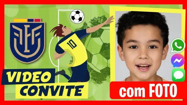 Convite em vídeo da Seleção Equatoriana de Futebol