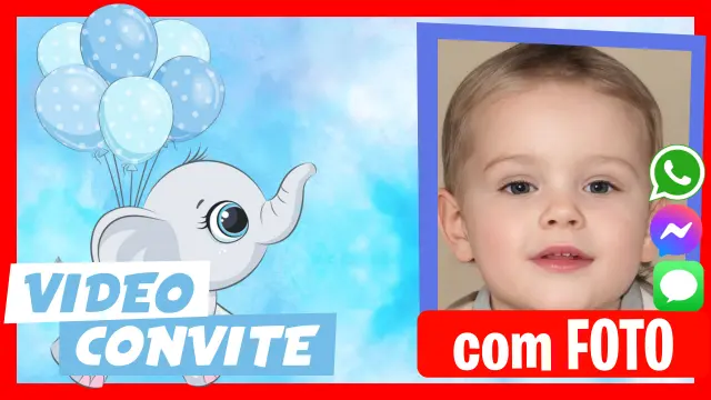 Elephant - Descubra nossos convites em vídeo personalizados.