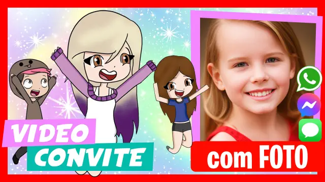 Convite em Vídeo de Lyna Vallejos Aniversário