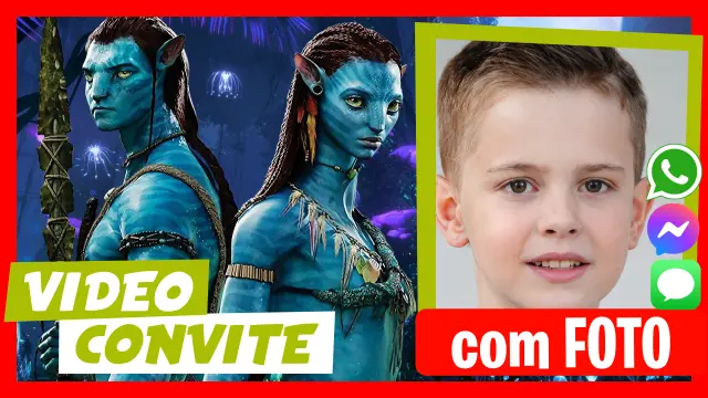 Avatar - Descubra nossos convites em vídeo personalizados.