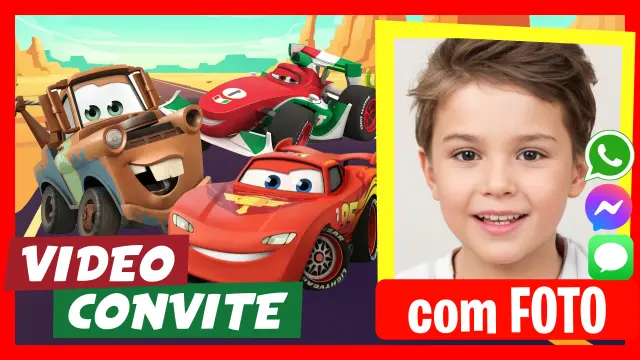 Fazer Vídeo Convite Cars
