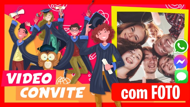 Convite do WhatsApp Festa de Formatura