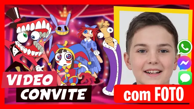 Fazer Vídeo Convite O Incrível Circo Digital