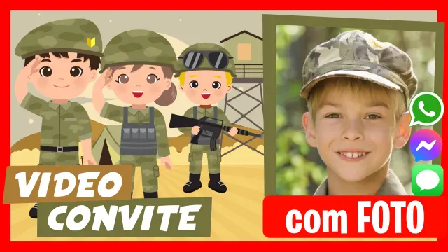 Fazer Vídeo Convite Exercito Militar