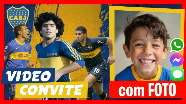 Convite do WhatsApp Boca Jrs