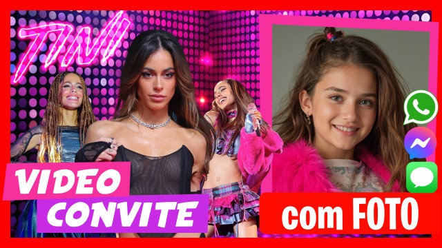 Convite do WhatsApp Tini Stoessel