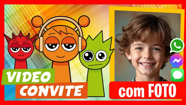 Fazer Vídeo Convite Sprunki