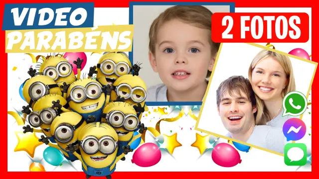 Video Saudacao Aniversário de Minions