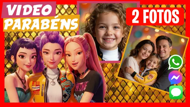 Saudação de Aniversário Falada em Espanhol por Huntrix K-pop Demon Hunters