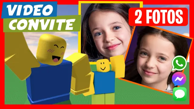 Video Convite Aniversário Roblox