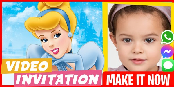 Make Video Invitation Cinderella Surprise Birthday