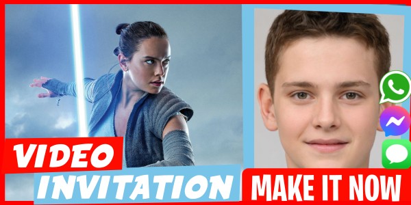 Make Video Invitation Star Wars Sleepover Party