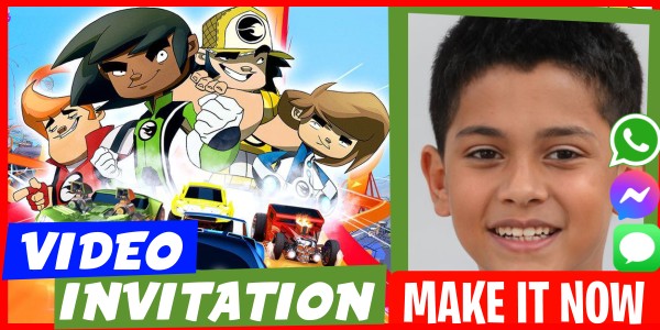 Make Video Invitation Hot Wheels Costume Party