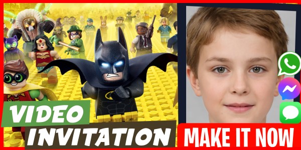 Make Video Invitation Batman Costume Party