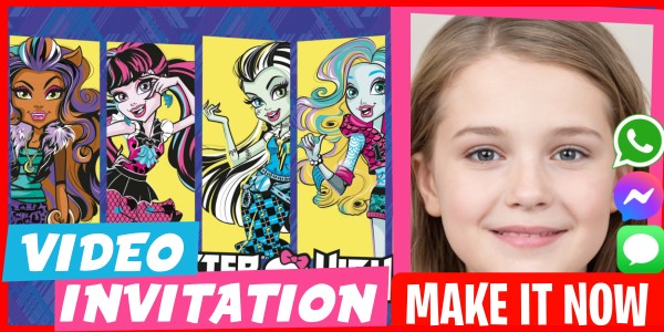 Make Video Invitation Monster High Birthday Greetings