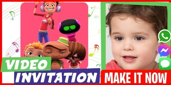 Make Video Invitation Mini Beat Power Rockers